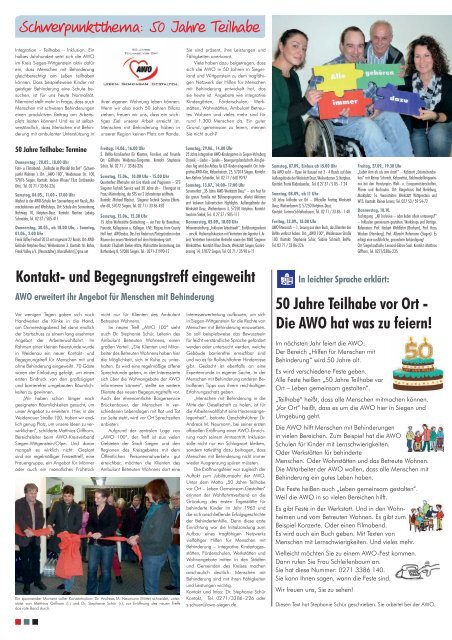 Ausgabe 01/2013 - AWO Kreisverband Siegen-Wittgenstein/Olpe