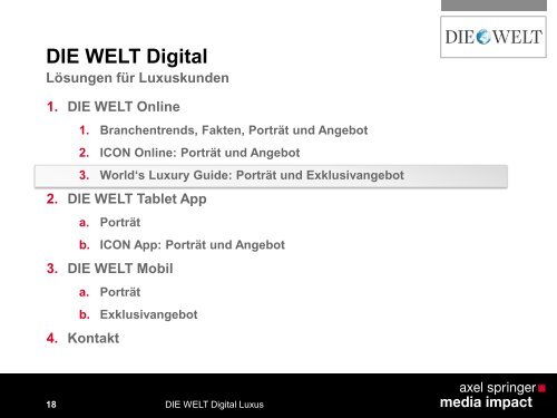 DIE WELT Online - Axel Springer MediaPilot