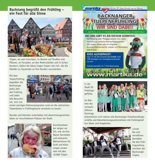 Tulpenfrühling 2013_neu_mk16.indd - Stadtmarketing Backnang