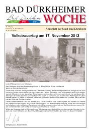 Volkstrauertag am 17. November 2013 - in Bad Dürkheim