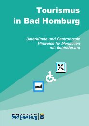 Broschüre Tourismus (PDF-Datei, 254,12 KB) - Bad Homburg