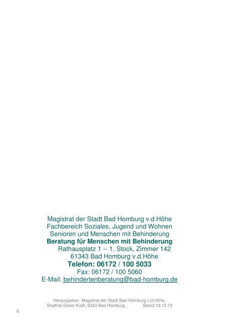 Broschüre Tourismus (PDF-Datei, 254,12 KB) - Bad Homburg