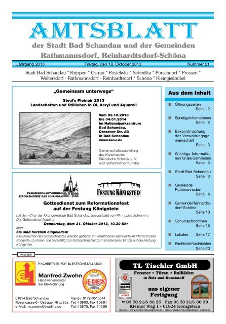 Ausgabe 42. KW 2013 - Bad Schandau