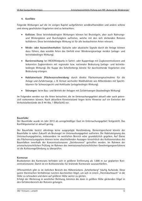 Umweltbericht - Stadt Bad Saulgau