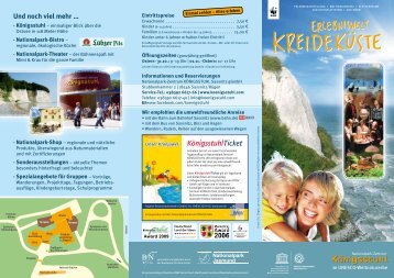 Flyer Nationalpark-Zentrum KOENIGSSTUHL - Bahn