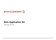 Download the Application Tool Kit now - Bain & Company