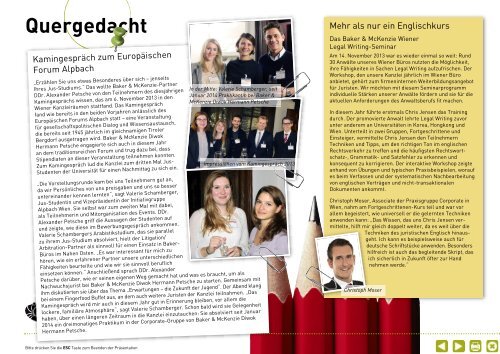 Brand News_WIEN_Ausg Januar 2014 - Baker & McKenzie