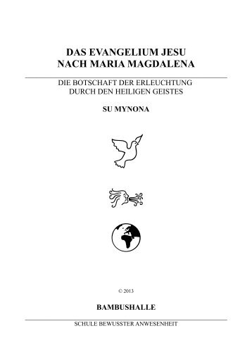 das evangelium jesu nach maria magdalena - bei BAMBUSHALLE