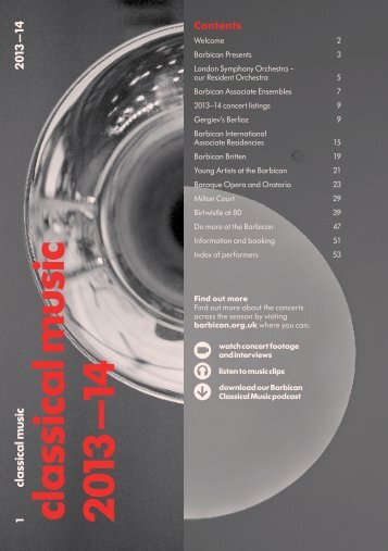 season brochure pdf - Barbican