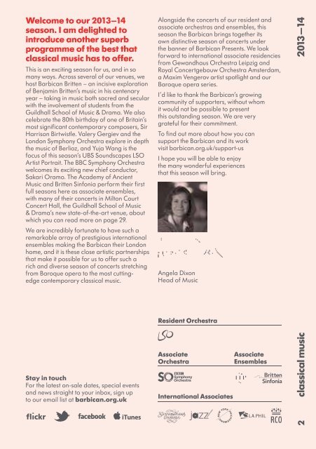 season brochure pdf - Barbican