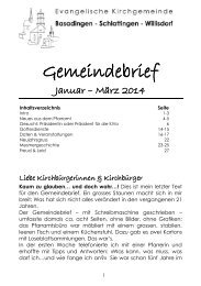 gemeindebrief_1_2014 - Gemeinde Basadingen-Schlattingen