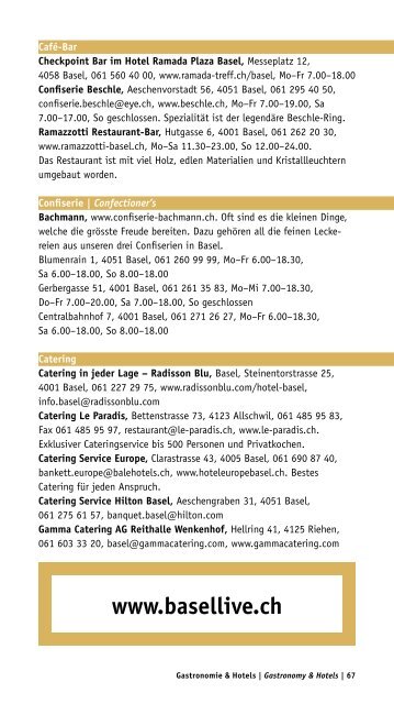 Events - Basel Live