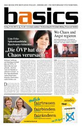 „ Die ÖVP hat das Chaos verursacht“ - Basics Media