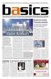 Tiroler Lösung nach Alpine-Konkurs - Basics Media