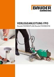 Bauder Verlegeanleitung FPO (1113/DE)