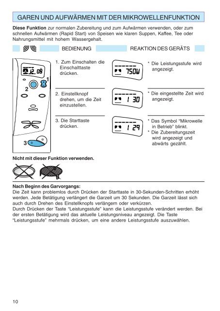 Gebrauchsanweisung MW 26 - Bauknecht