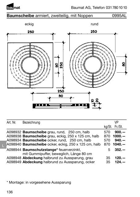 Produkt- und Preiskatalog Betonwaren 2013 - Baumat AG