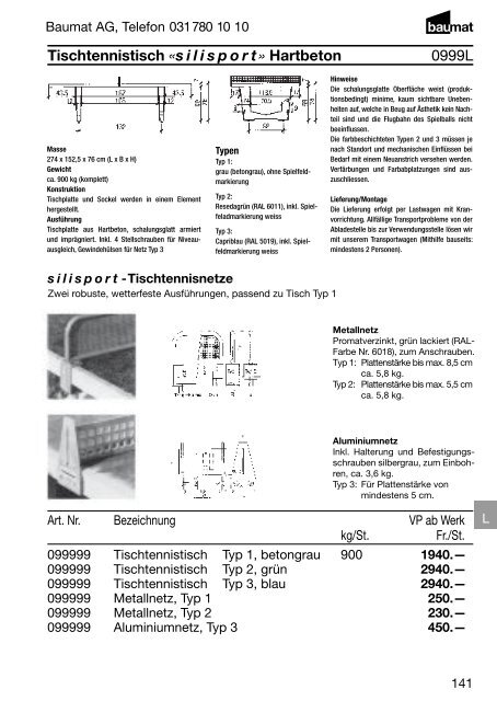 Produkt- und Preiskatalog Betonwaren 2013 - Baumat AG