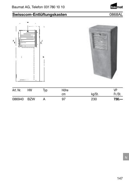 Produkt- und Preiskatalog Betonwaren 2013 - Baumat AG