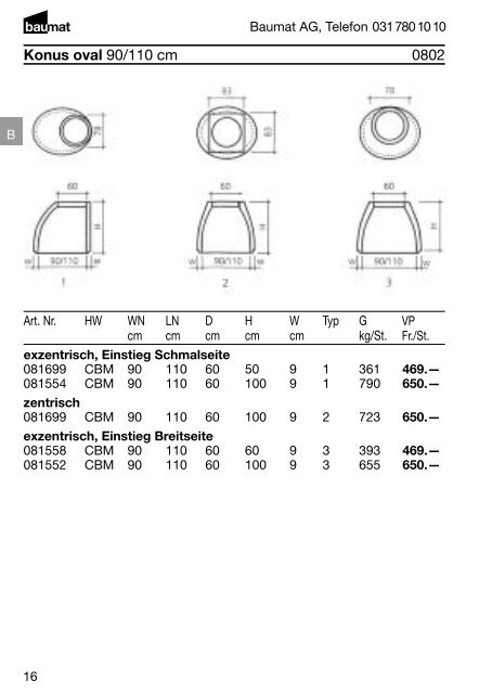 Produkt- und Preiskatalog Betonwaren 2013 - Baumat AG