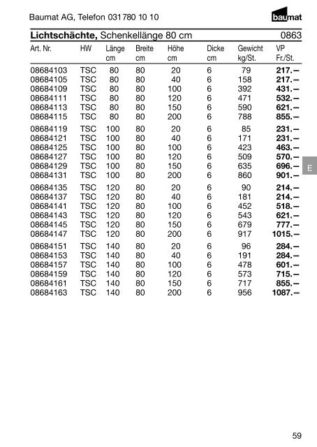 Produkt- und Preiskatalog Betonwaren 2013 - Baumat AG