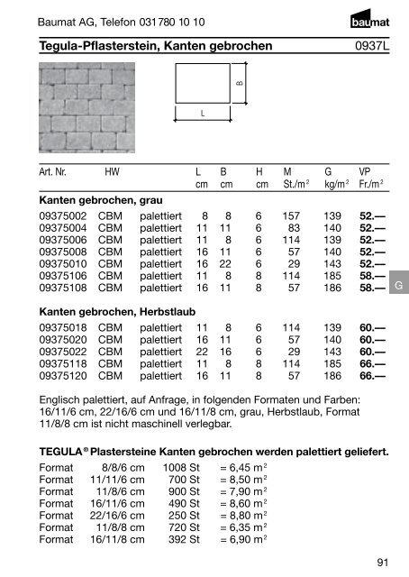 Produkt- und Preiskatalog Betonwaren 2013 - Baumat AG