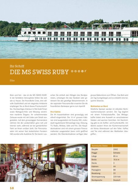 Flussreisen vom Spezialisten. - Baumann Cruises