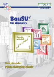 Materialwirtschaft - Bau-Software Unternehmen GmbH