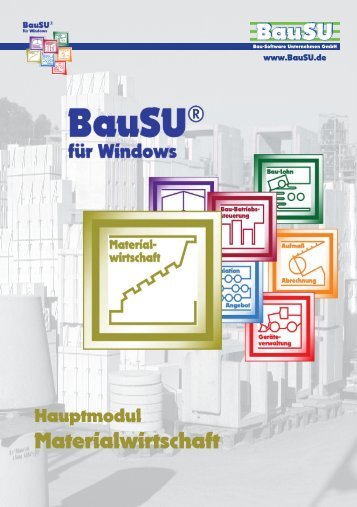 Materialwirtschaft - Bau-Software Unternehmen GmbH