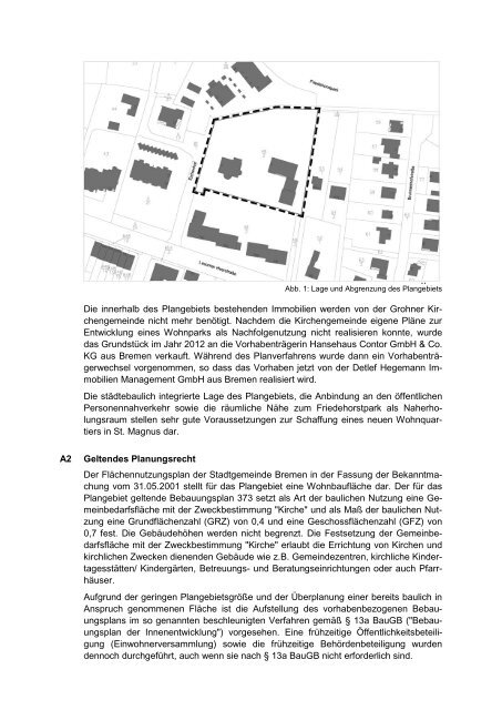 Vorhabenbezogener Bebauungsplan 56 (mit Vorhabenplan 56)