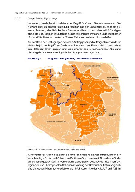 Studie zur kapazitiven Leistungsfähigkeit des Eisenbahnnetzes im ...