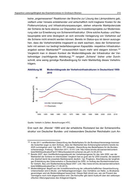 Studie zur kapazitiven Leistungsfähigkeit des Eisenbahnnetzes im ...