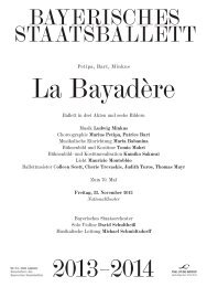 Besetzungszettel als PDF-Download - Bayerische Staatsoper