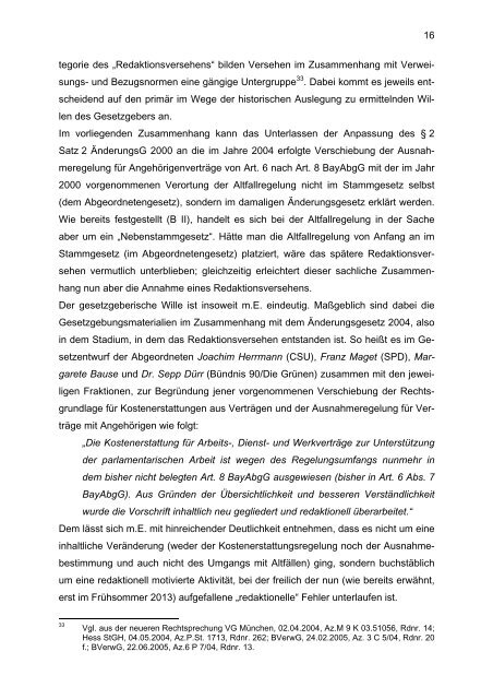 Gutachten von Prof. Dr. Martin Burgi - Bayerischer Landtag