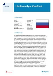 Länderanalyse Russland - BayernLB