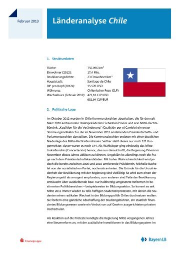 Länderanalyse Chile - Bayerische Landesbank