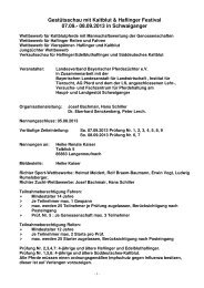 Ausschreibung - Landesverband Bayerischer Pferdezüchter eV