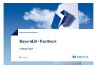 BayernLB - Factbook - Bayerische Landesbank