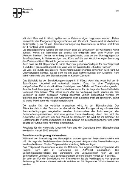 Referat Gemeinderätin Katrin Sedlmayer, Gemeinde ... - Kanton Bern