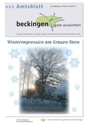 Ausgabe 06/2014 - Gemeinde Beckingen