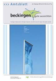 Ausgabe 19/2013 - Gemeinde Beckingen