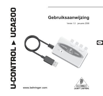 U-CONTROL UCA200 - Behringer