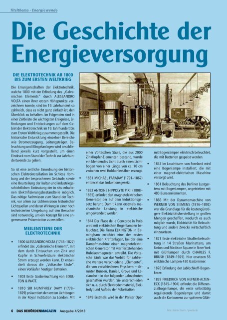 Projekt "Energiewende" - Gemischter Chor der Polizei Berlin e. V.