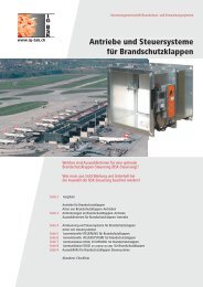 Antriebe und Steuersysteme für Brandschutzklappen - Belimo