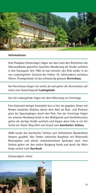 Wanderungen um Bensheim (pdf) - Stadt Bensheim