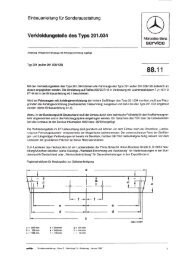 Einbauanleitung für Sonderausstattung