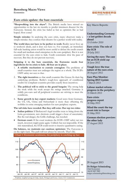 full report and disclosures - Berenberg Bank