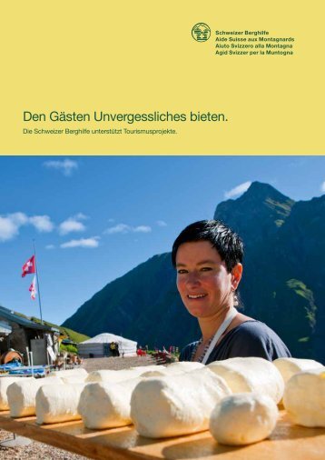 Infobroschüre - Schweizer Berghilfe