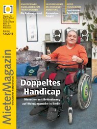 Doppeltes Handicap Doppeltes Handicap - Berliner Mieterverein e.V.