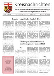 Ausgabe KW 02 - 07.01.2014 - Landkreis Bernkastel-Wittlich